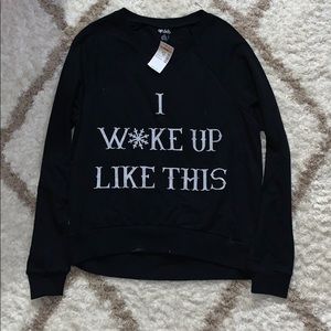 DEB Black long sleeve tee